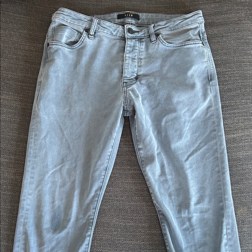Zara Men's Soft Gray Slim Jeans